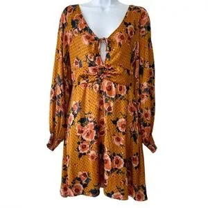 Free People | Dresses | Free People Neutral Long Sleeve Ruched Waist Floral Polka Dot Dress Size 8 | Poshmark Free People | Dresses | Free People Neutral Long Sleeve Ruched Waist Floral Polka Dot Dress Size 8 | Poshmark